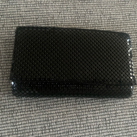 Elegant Black Authentic Jessica McClintock Evening Clutch - Picture 8 of 11